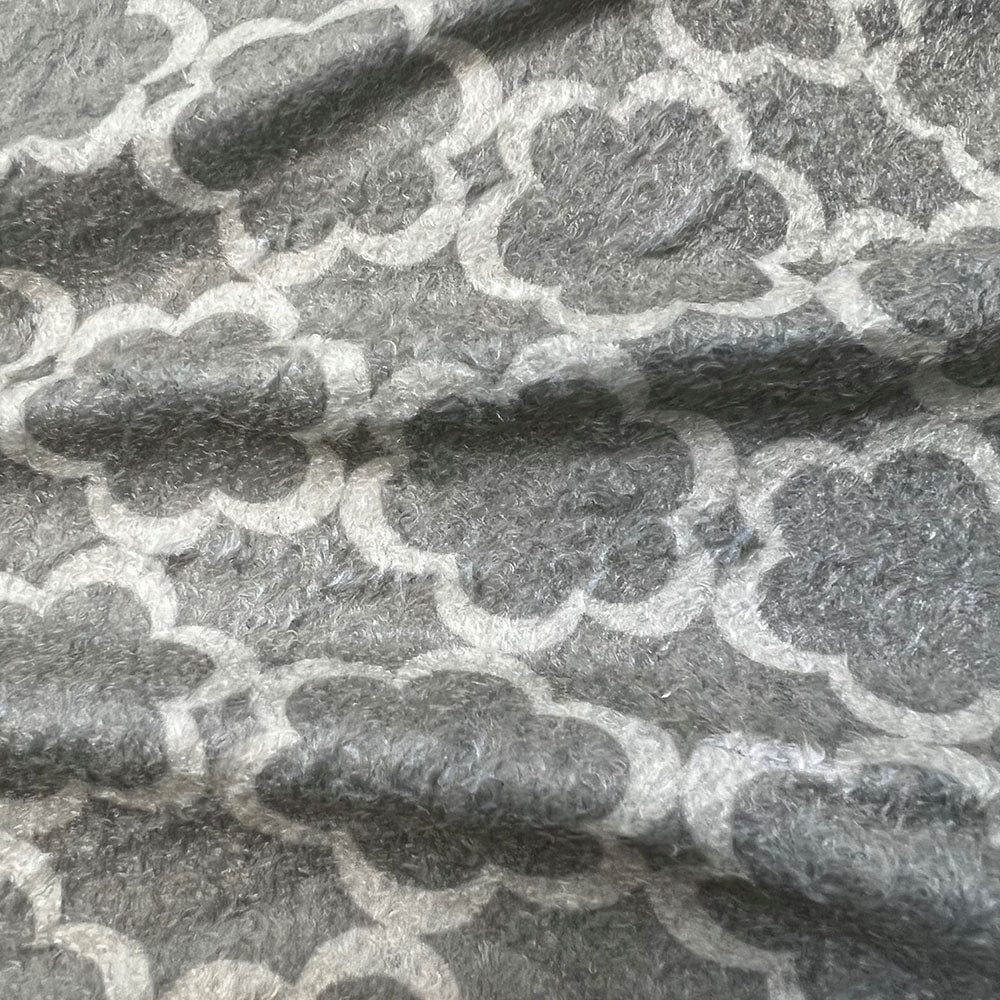 Close-up of a textured surface with a geometric pattern